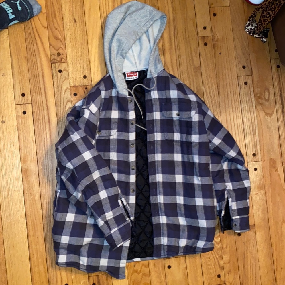 Wrangler Plaid Jacket, size M